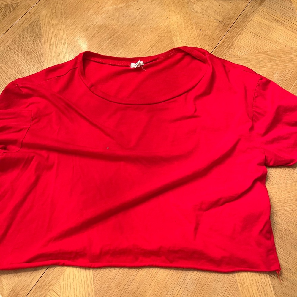 Red Garage crop top